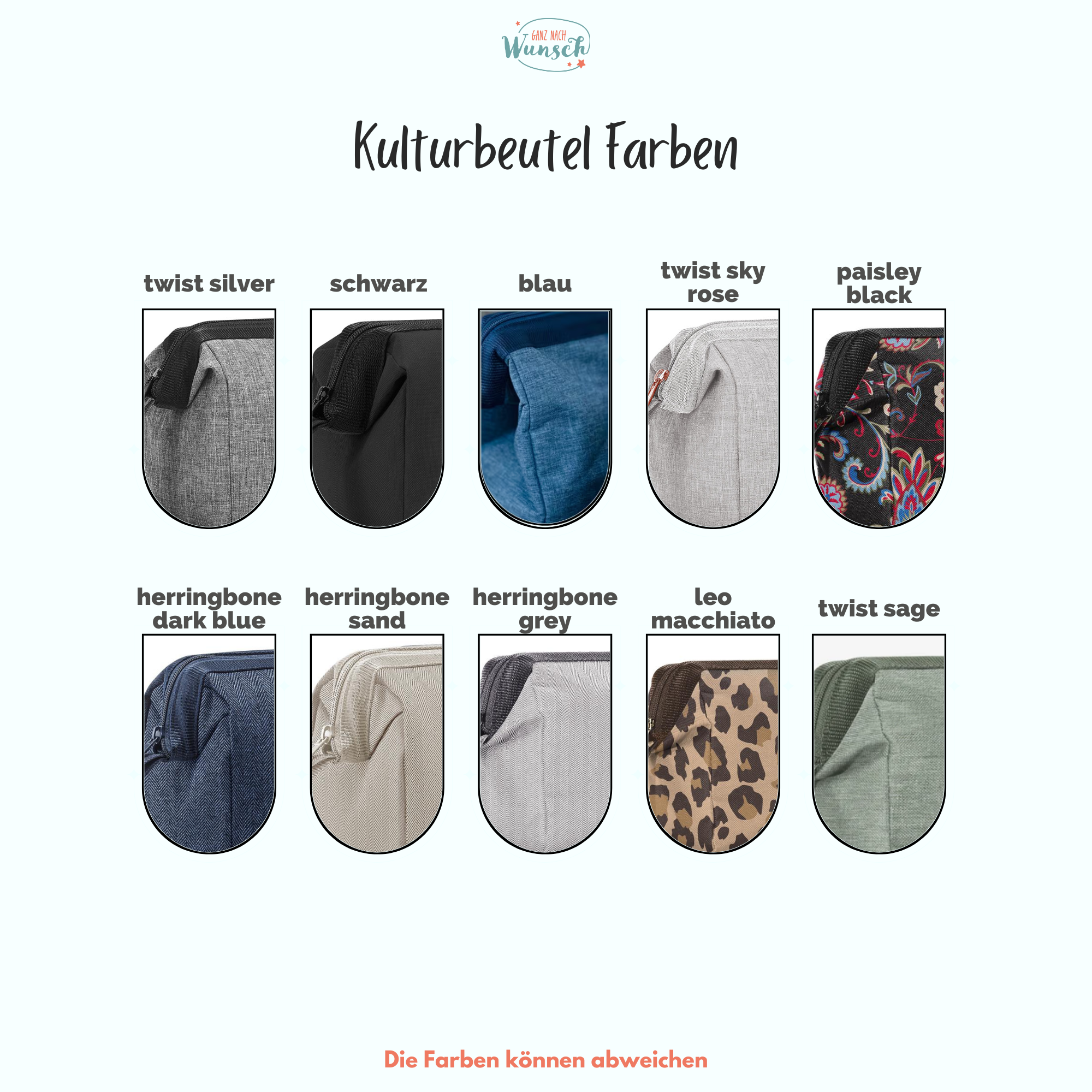 Kosmetiktasche | Personalisierter Kosmetikbeutel | Kulturbeutel | Schminktasche | Reisenthel | für die Reise | Geschenk Reise