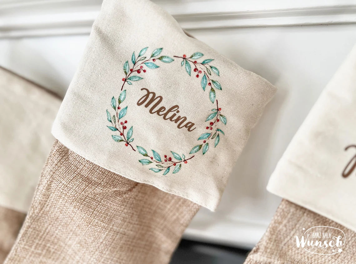 Weihnachten - Nikolausstiefel - Bedruckte Geschenkverpackung