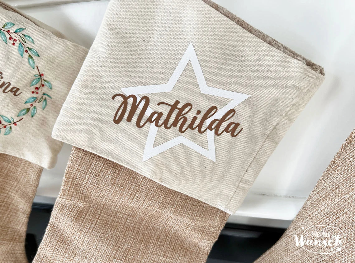 Weihnachten - Nikolausstiefel - Bedruckte Geschenkverpackung