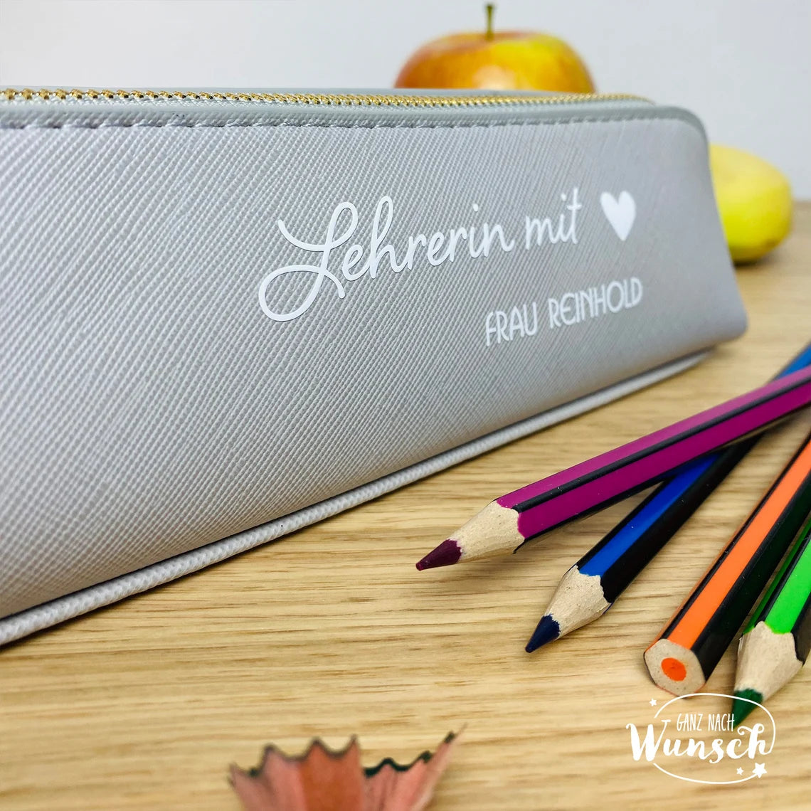 Federmappe | Geschenk für Lehrer oder Lehrerin | Einschulung | Abschied | Federmäppchen | Etui | Studium | Referendariat