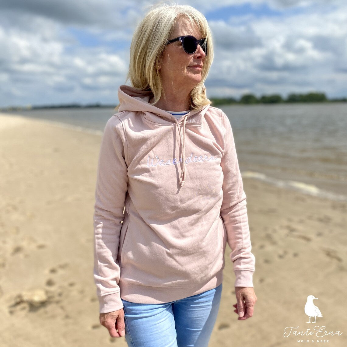 Maritimer Pullover Damen | Tante Erna | Weserdeern