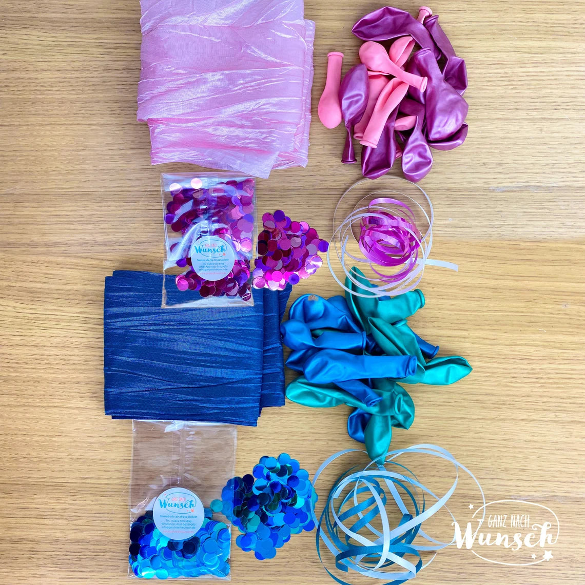 Konfirmation Geschenkbox für Mädchen mit Ballons, Personalisierte Dekoration, Kreative Luftballonverpackung, Einzigartige Erinnerung