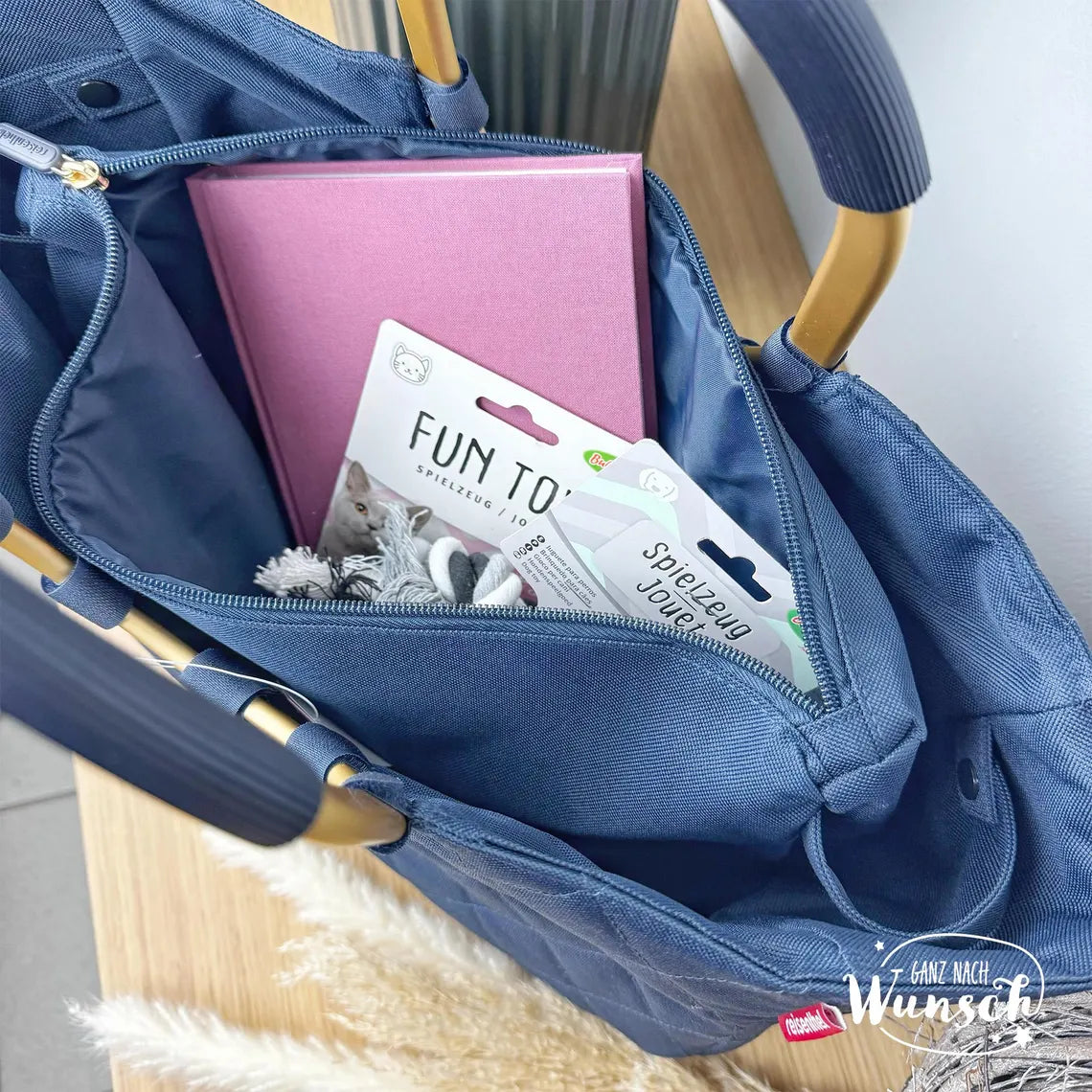 Personalisierte Einkaufstasche von Reisenthel | Geschenk für Mama, Oma, Freundin | Geschenkidee zum Geburtstag, Muttertag, Stick