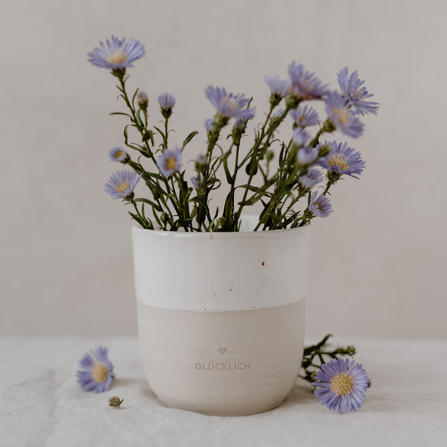 Eulenschnitt - Glücklich - Becher