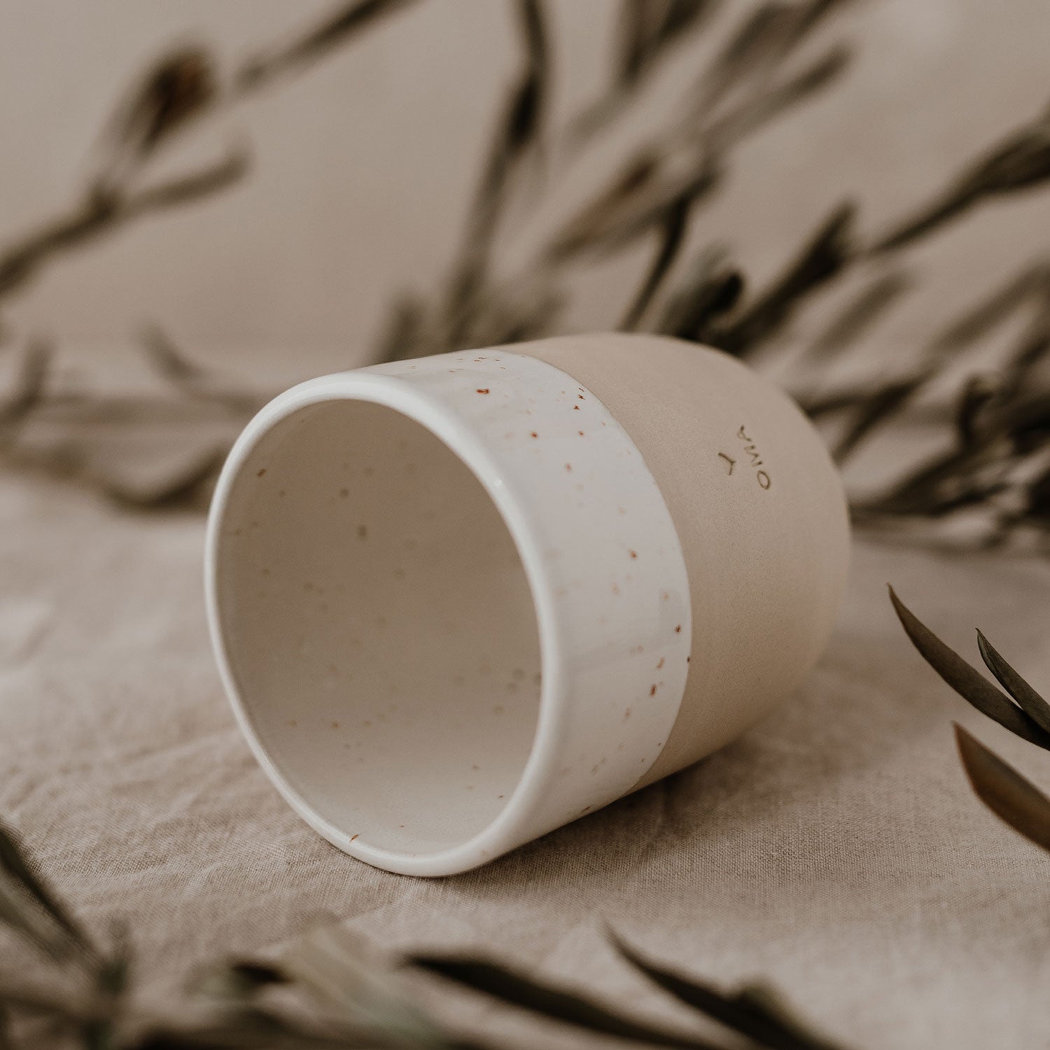 Eulenschnitt - Oma - Becher