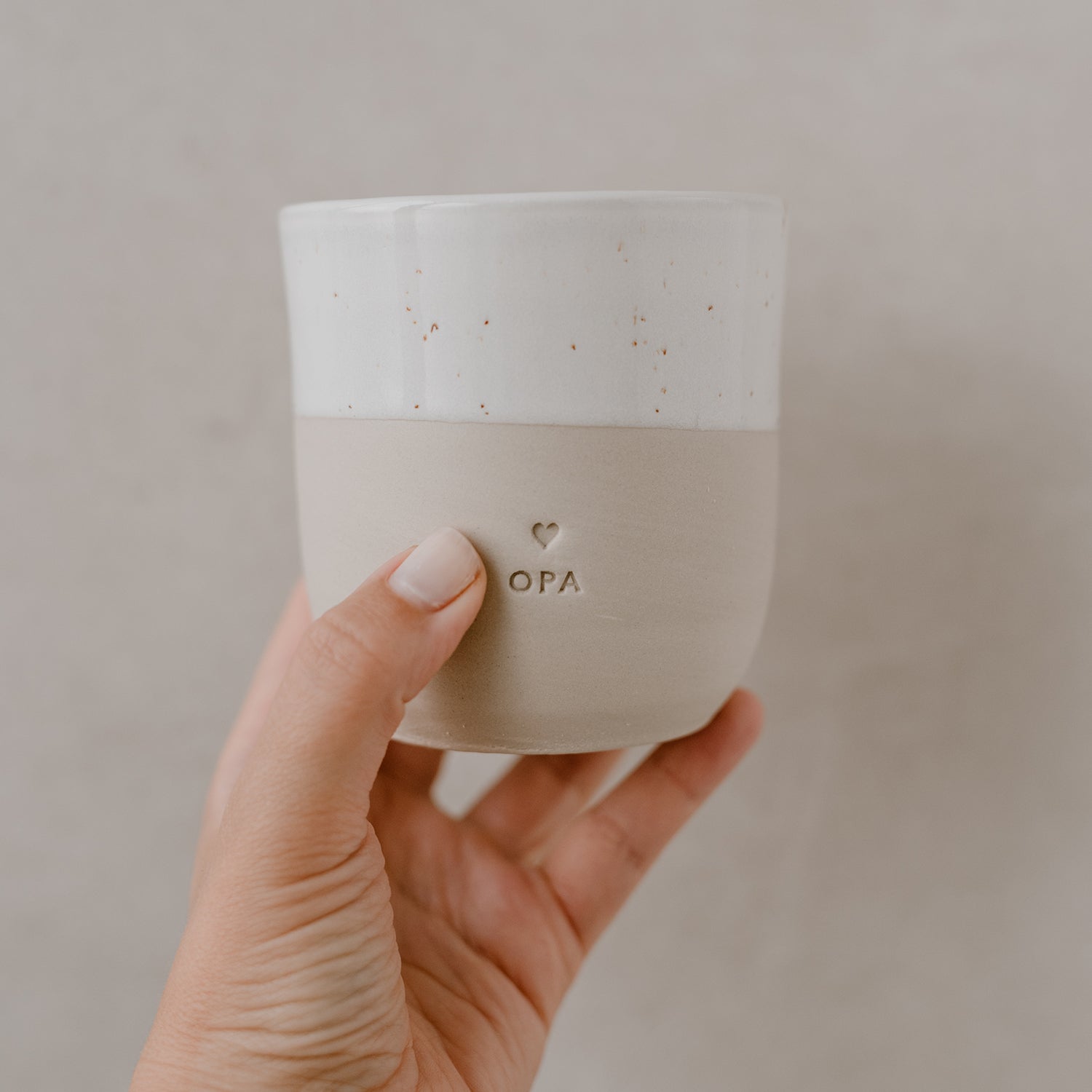 Eulenschnitt - Opa - Becher