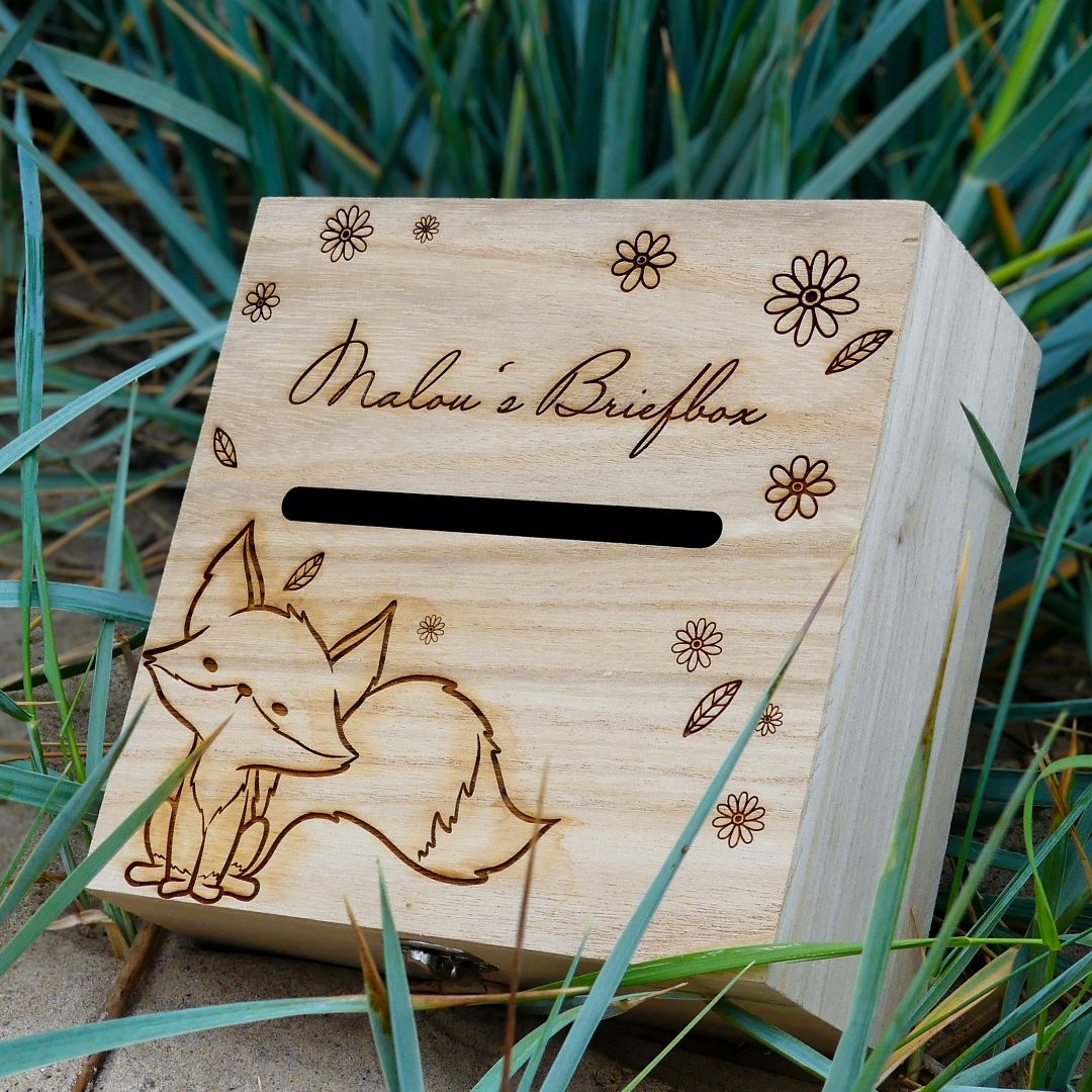 Erinnerungskiste | Personalisierte Erinnerungsbox | Holzkiste mit Gravur | Geschenk | Erinnerungskiste | Briefbox