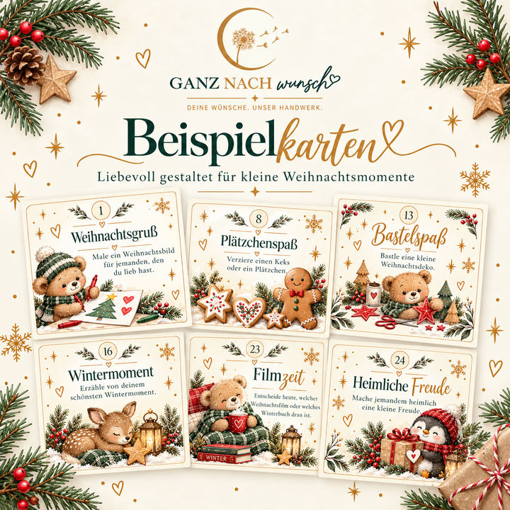 24 kleine Weihnachtsabenteuer – Adventskalender für Kinder