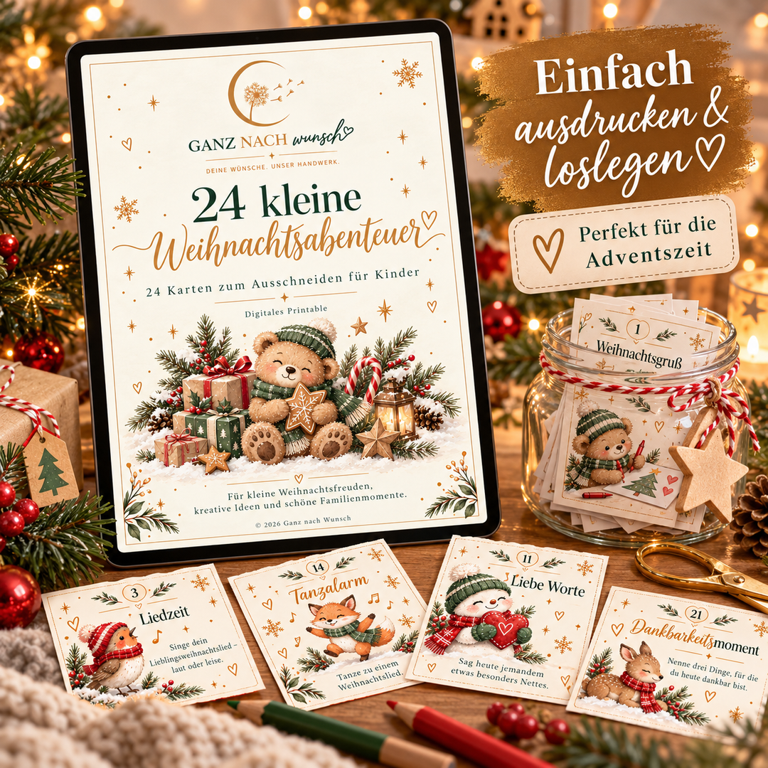 24 kleine Weihnachtsabenteuer – Adventskalender für Kinder