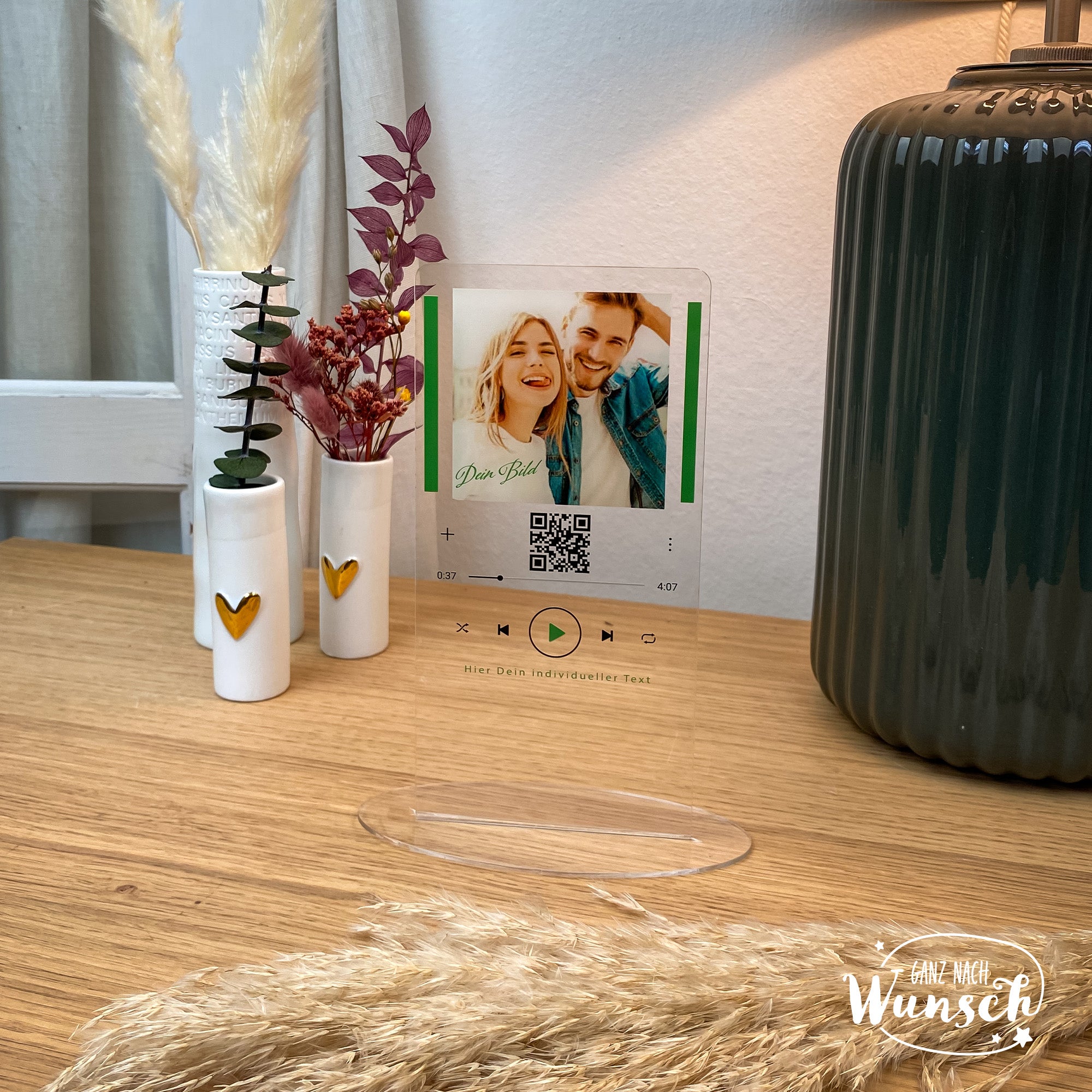 Für Paare - Euer Lieblingslied - Personalisierbare Acrylscheibe