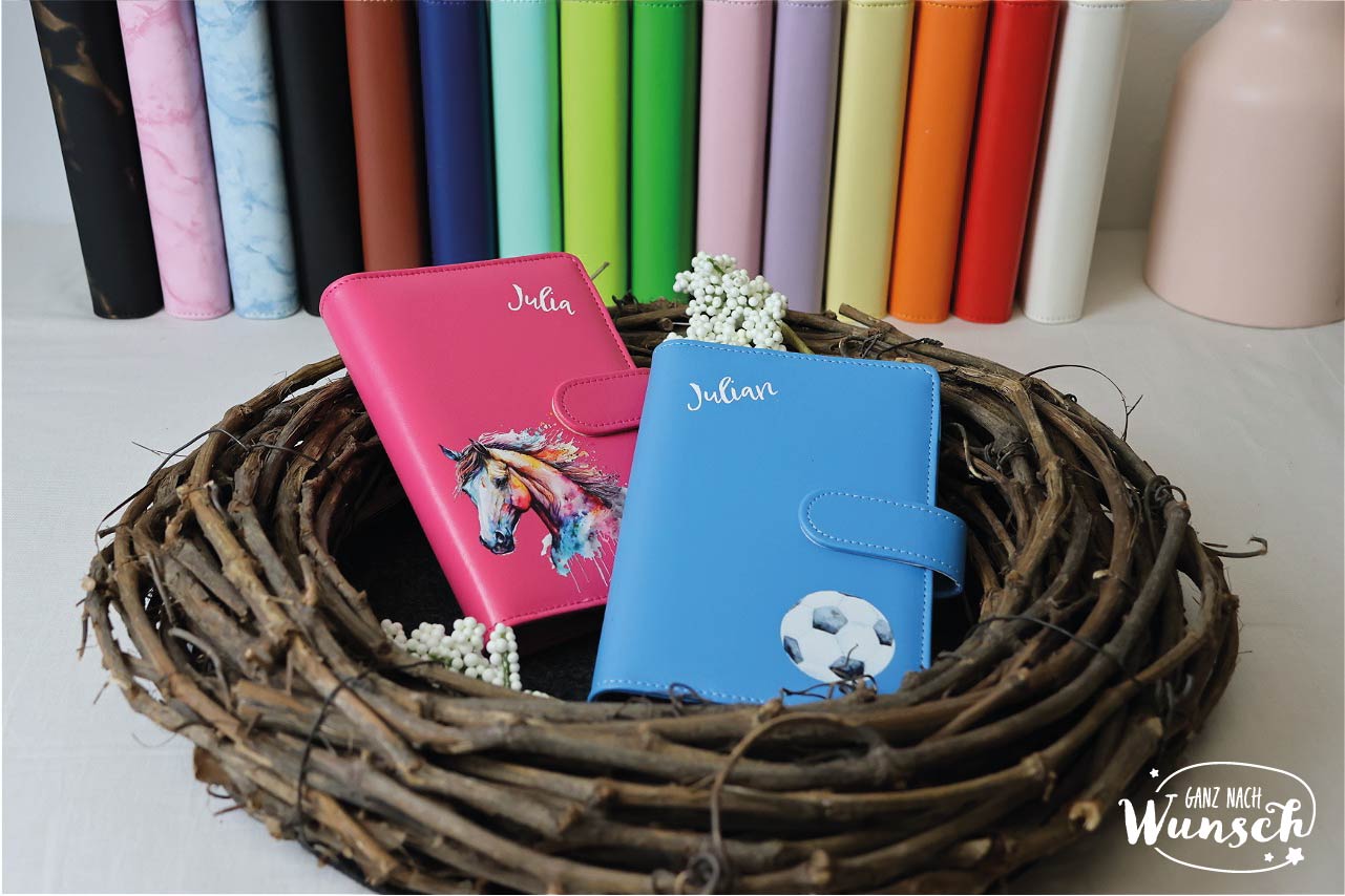 Budgetplaner Kinder A5 personalisiert | Taschengeld Planer mit Umschlägen & Name | Geschenk Einschulung, Geburtstag, Geld sparen lernen