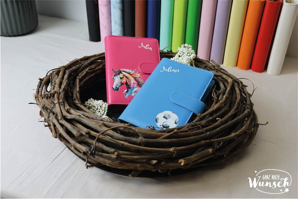 Budgetplaner Kinder A5 personalisiert | Taschengeld Planer mit Umschlägen & Name | Geschenk Einschulung, Geburtstag, Geld sparen lernen