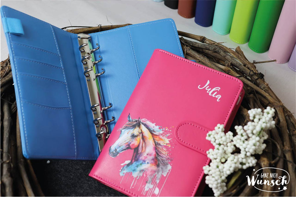 Budgetplaner Kinder A5 personalisiert | Taschengeld Planer mit Umschlägen & Name | Geschenk Einschulung, Geburtstag, Geld sparen lernen