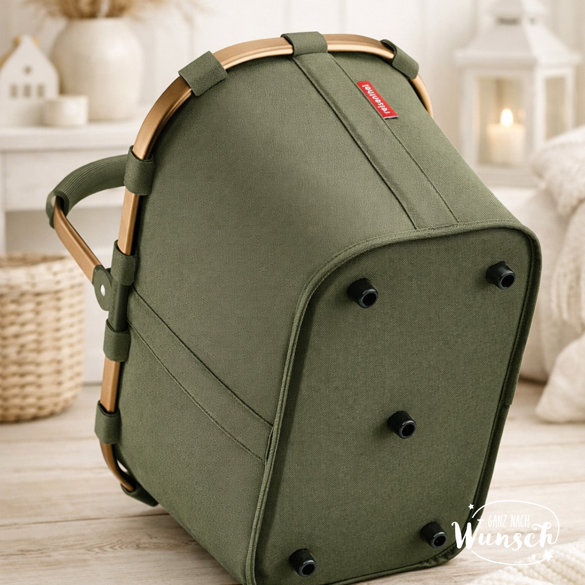 Einkaufskorb Reisenthel personalisiert mit Stick | Geschenk Oma | Mama | Geburtstagsgeschenk | Hochzeit | Muttertag | Teddy