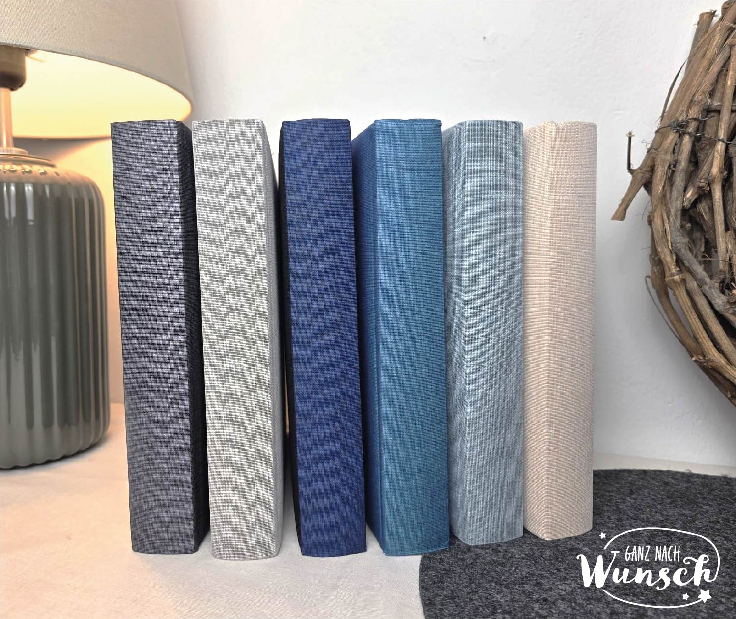 Personalisiertes Fotoalbum Leinen Einband, Fotobuch, Erinnerungsalbum, Geburt, Geschenk zu Geburt, Taufe, Babyalbum, Mehrlingsgeschenk