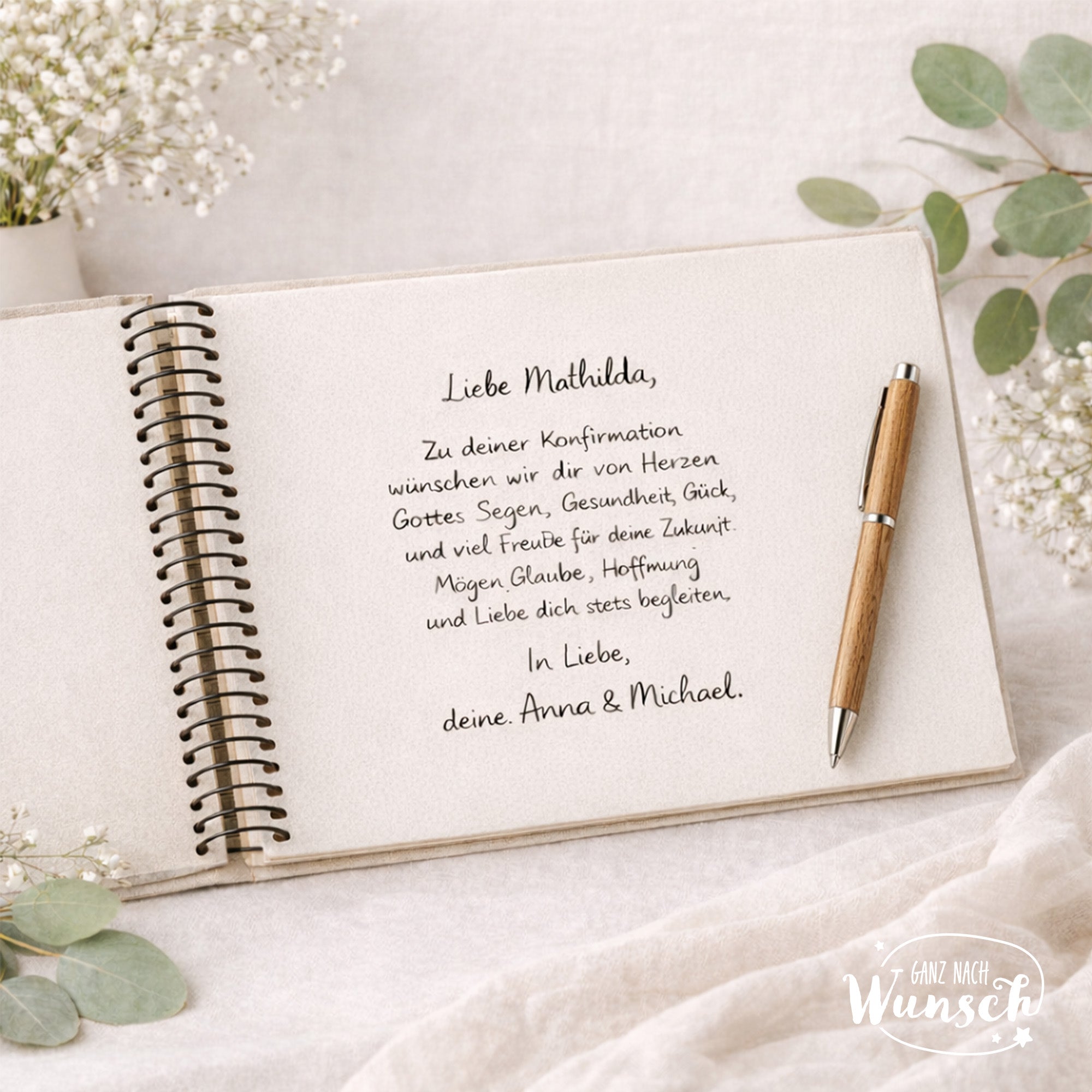 Personalisiertes Fotoalbum, Gästebuch zur Konfirmation, Kommunion, Hochzeit, besonderer Anlass, Fotobuch, Fotogeschenk, Erinnerungsalbum