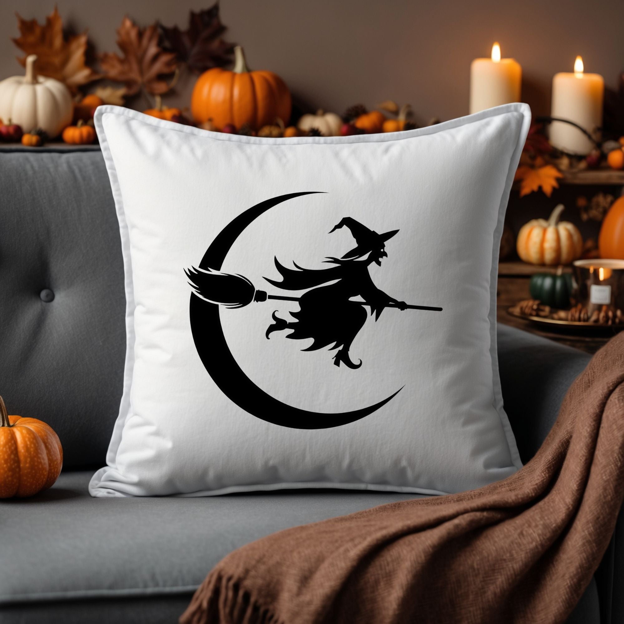 Gruseliger Halloween Kissenbezug – Dekoriere Dein Zuhause mit Schaurigen Motiven! 🎃👻