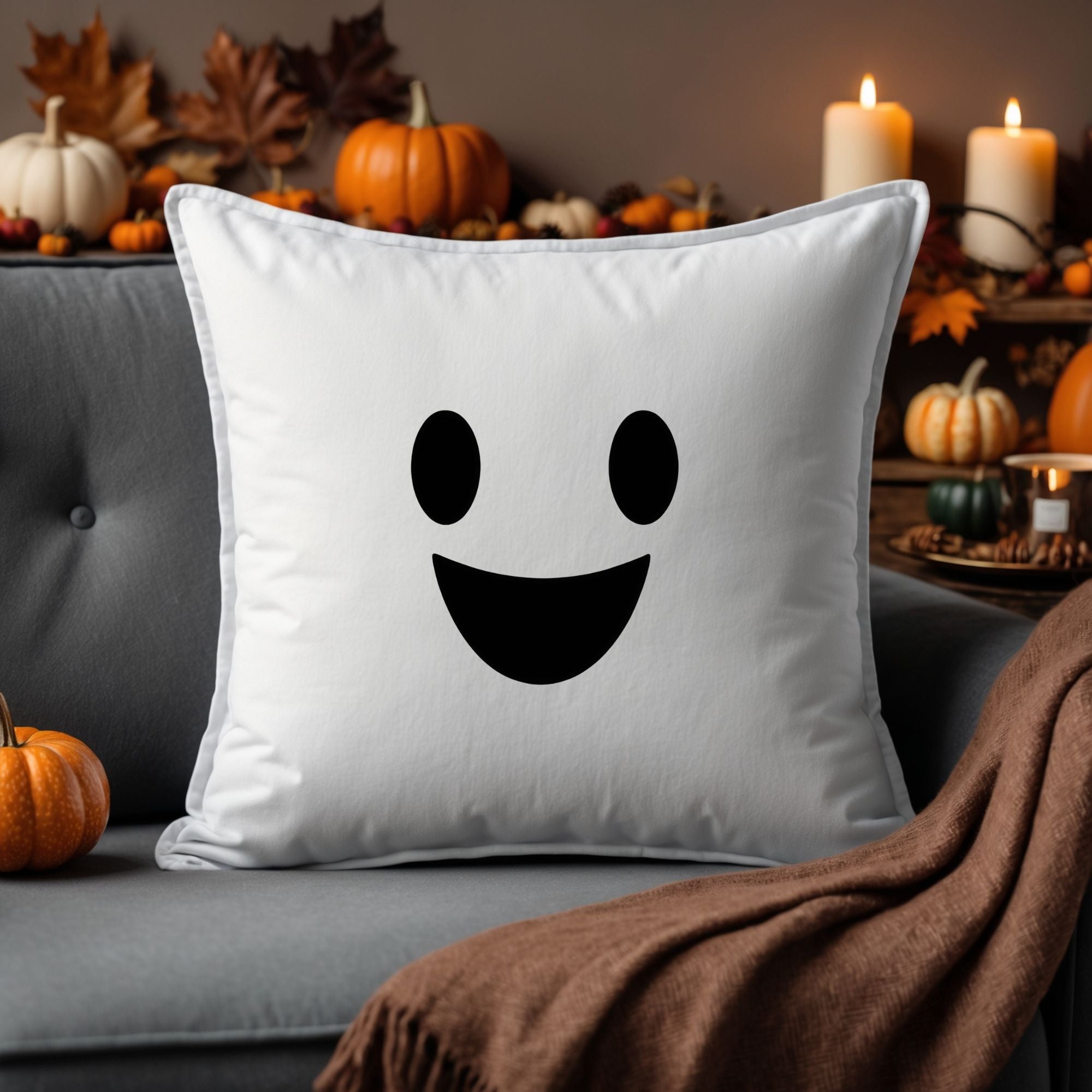 Gruseliger Halloween Kissenbezug – Dekoriere Dein Zuhause mit Schaurigen Motiven! 🎃👻