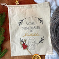 Weihnachten - Vom Nikolaus - Bedruckter Stoffbeutel