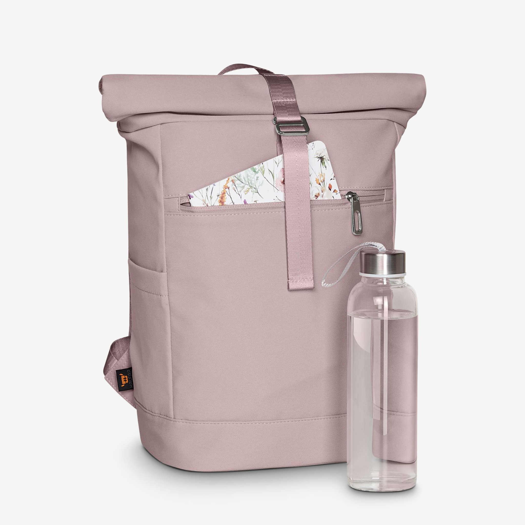 Rucksack personalisiert mit Stick und Namen, Kinder | Schule, Kindergarten | Rolltop Schulrucksack | Geschenk Mama