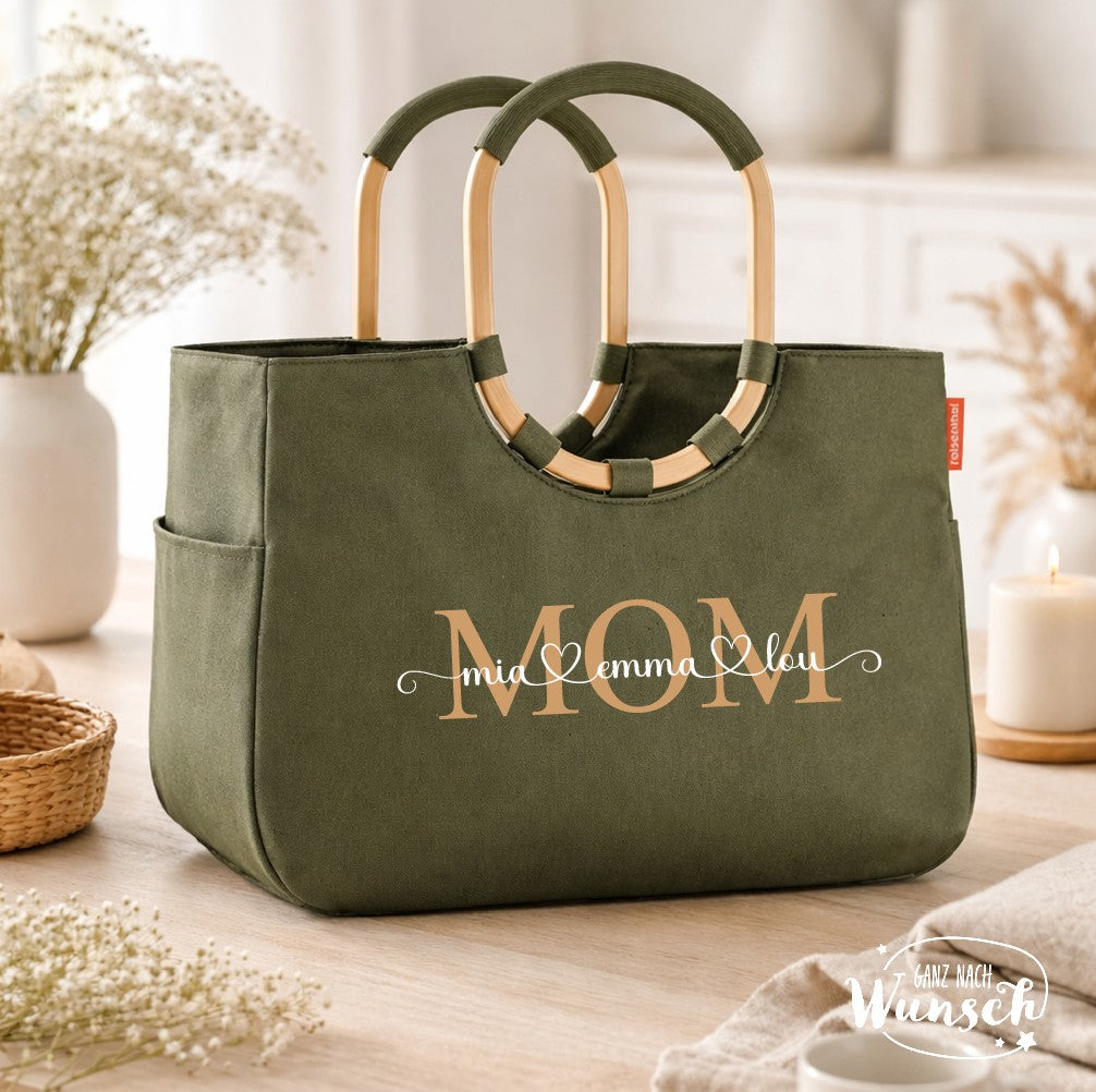 Reisenthel - MOM mit Namen - Bedruckter Loopshopper
