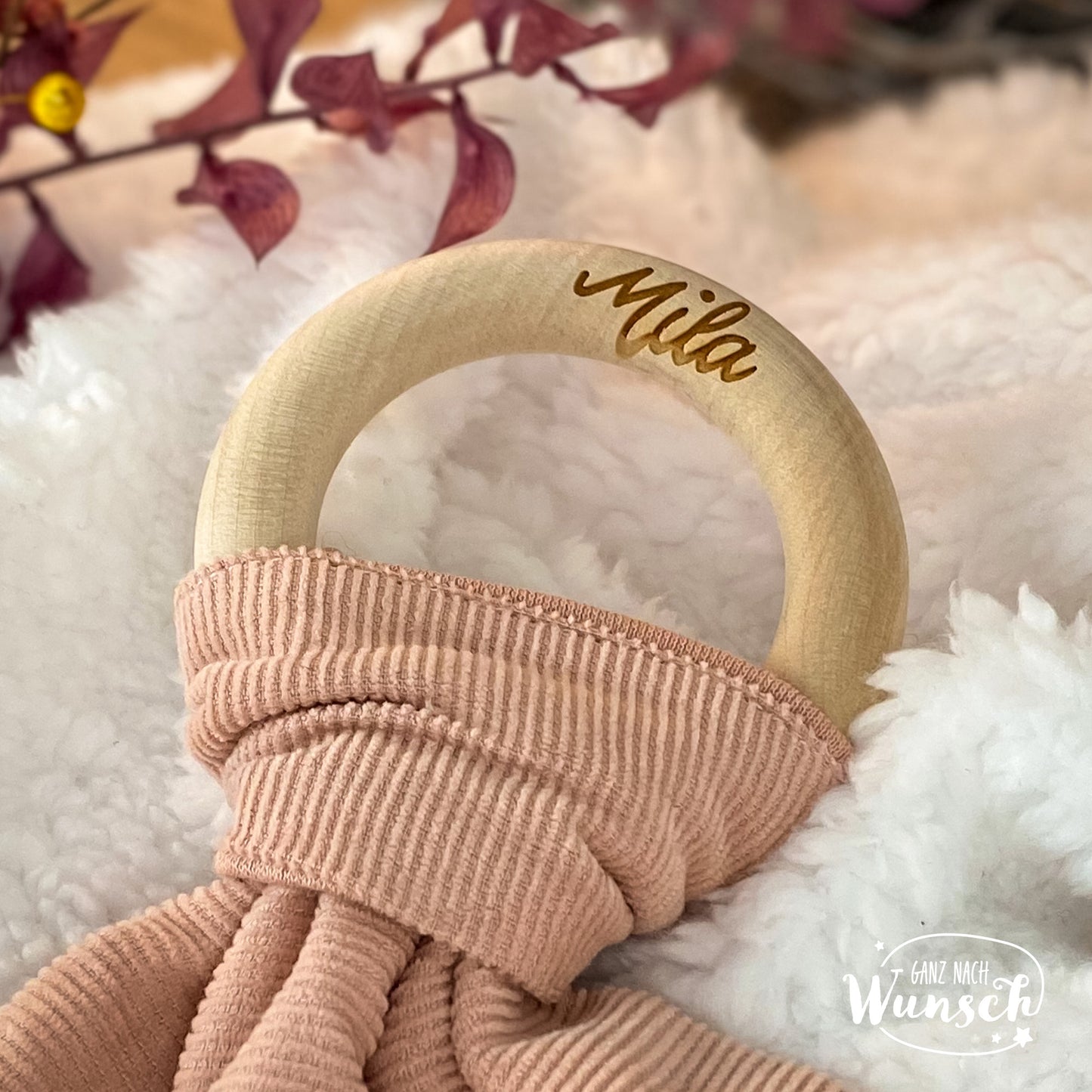Baby - Name - Gravierter Beißring