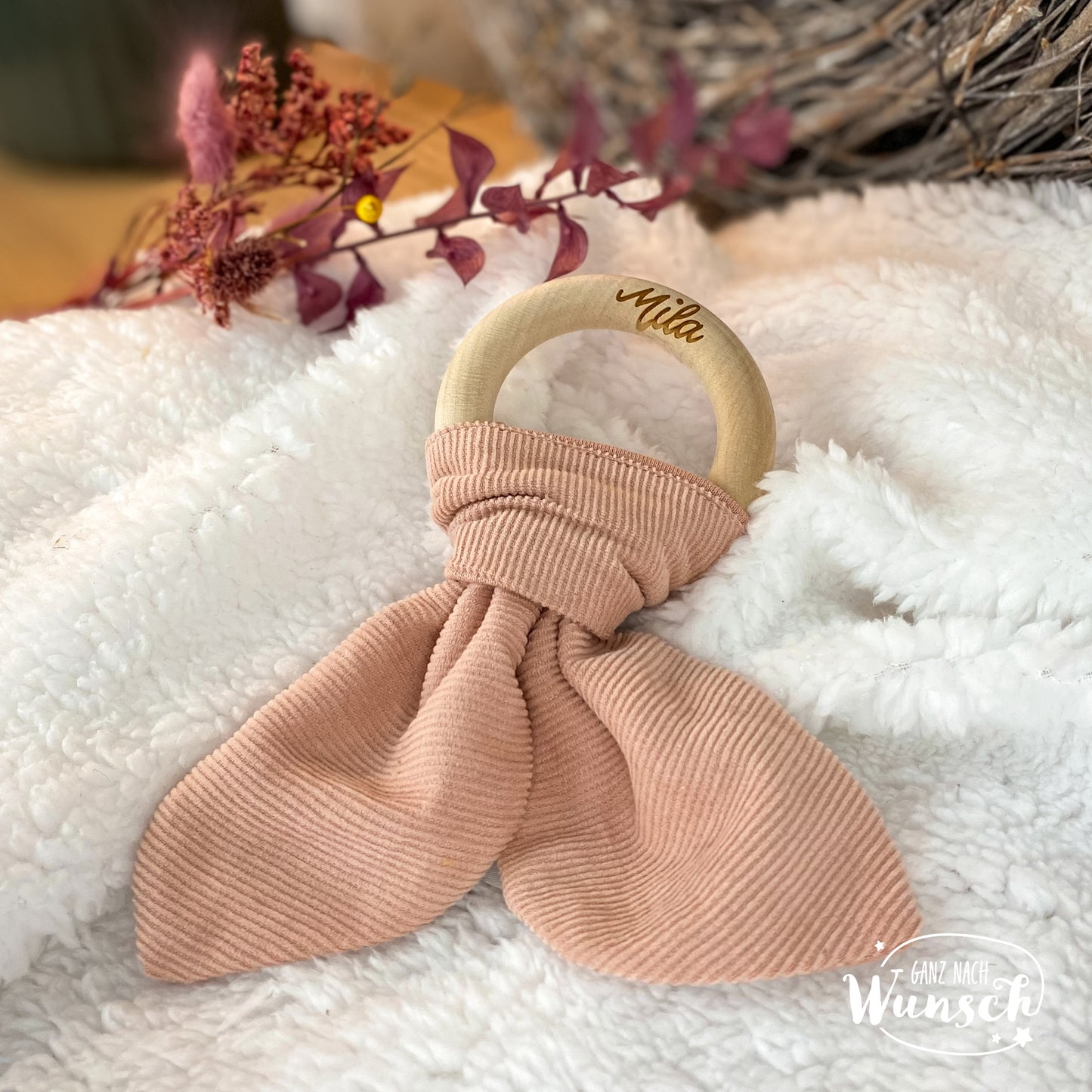 Baby - Name - Gravierter Beißring