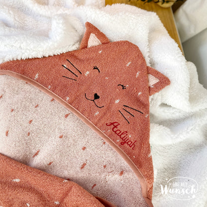 Baby - Trixie Hooded Towel - Besticktes Kapuzenhandtuch