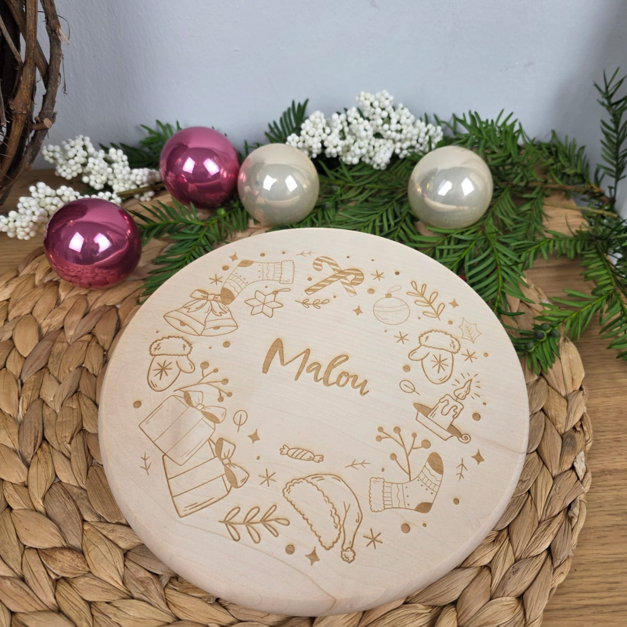 Frühstücksbrettchen | Baby Geschenk | Frühstücksbrett | Brettchen personalisiert | Weihnachtsgeschenk | Holzbrettchen | Brotzeitbrett