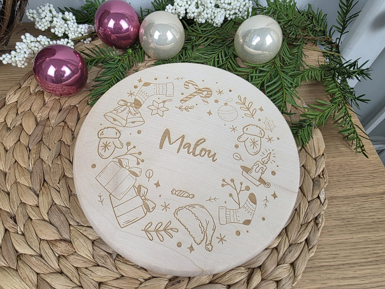 Frühstücksbrettchen | Baby Geschenk | Frühstücksbrett | Brettchen personalisiert | Weihnachtsgeschenk | Holzbrettchen | Brotzeitbrett