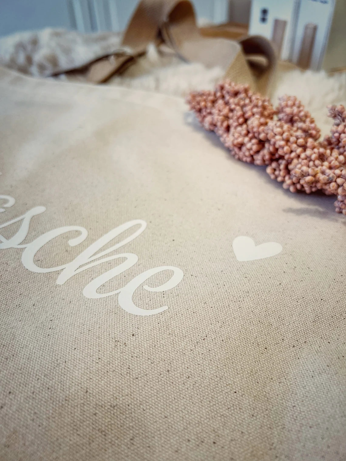 Jute Shopper | XL | Bag | Tragetasche personalisiert | Markttasche | Weihnachtsgeschenk für Mama | Oma | Patentante | Freundin | Lehrerin