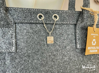 Filz City Shopper personalisiert | Filz | Tasche mit Namen Initial | Oma | Einkaufstasche | Muttertag Geschenk für Oma Mama Freundin