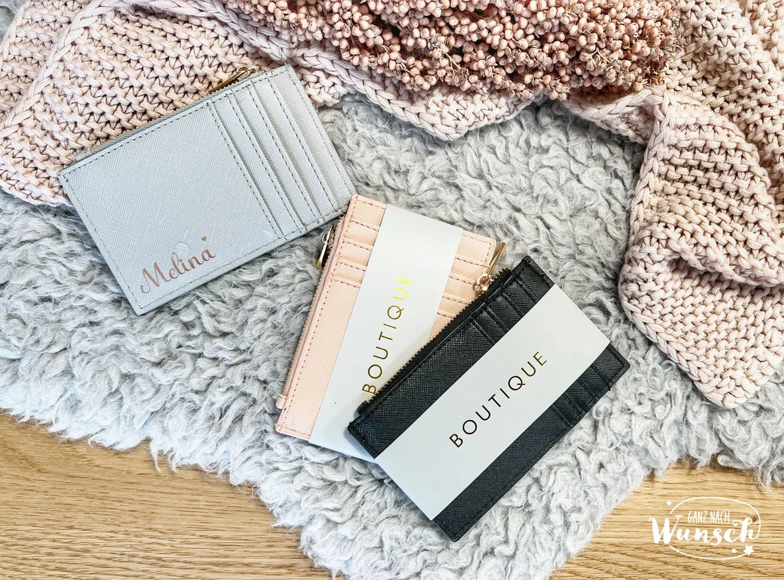 Geldbörse | Kartenhalter | Damen Portemonnaie | personalisiertes Geburtstagsgeschenk | personalisiertes Geschenk für Sie | Kartenetui