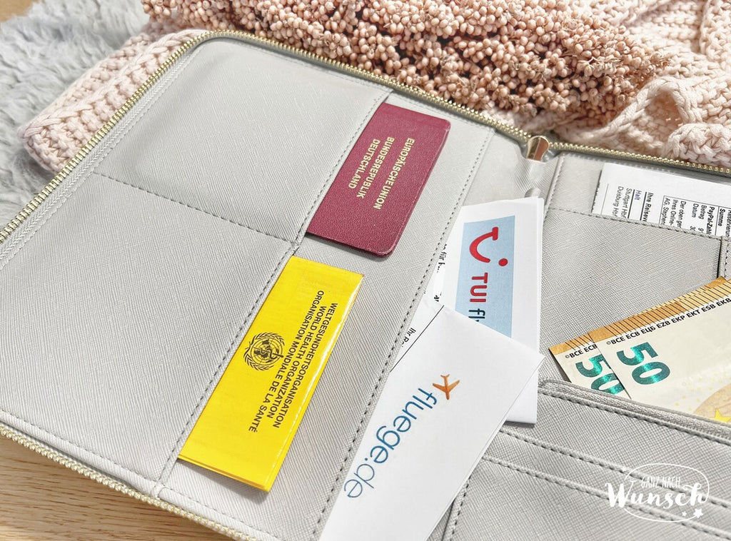Organizer für die Familie | Reiseplaner | Familienorganizer | Reiseetui | Flugticket | Reiseunterlagen | Reisedokumente | Travel