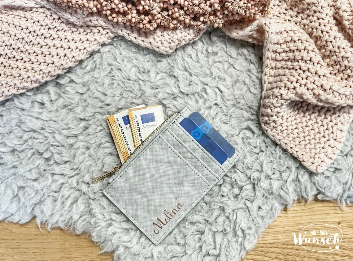 Geldbörse | Kartenhalter | Damen Portemonnaie | personalisiertes Geburtstagsgeschenk | personalisiertes Geschenk für Sie | Kartenetui