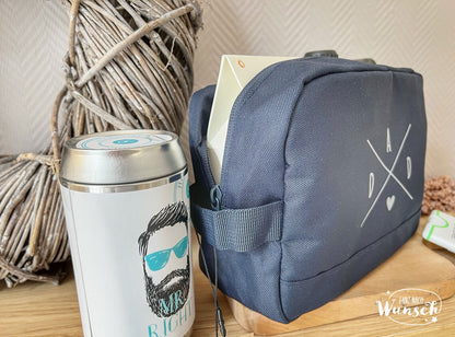 Recycled | Kulturtasche | Kulturbeutel | Männertasche | Geschenk zum Vatertag | Vatertag | Dad | Weihnachtsgeschenk | Waschtasche