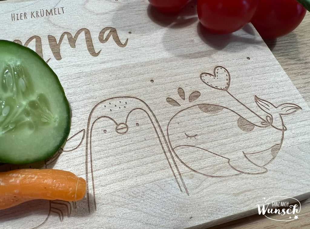 Frühstücksbrettchen | Baby Geschenk | Frühstücksbrett | Brettchen personalisiert | Geburtstagsgeschenk | Geburt Einschulung | Taufgeschenk