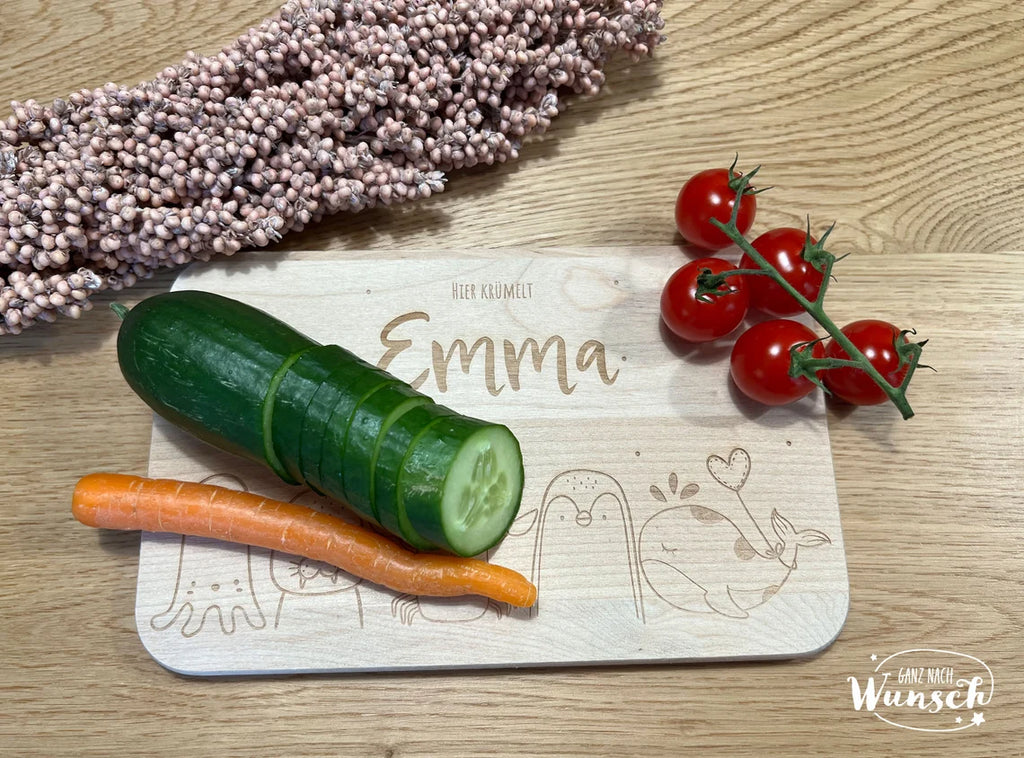 Frühstücksbrettchen | Baby Geschenk | Frühstücksbrett | Brettchen personalisiert | Geburtstagsgeschenk | Geburt Einschulung | Taufgeschenk