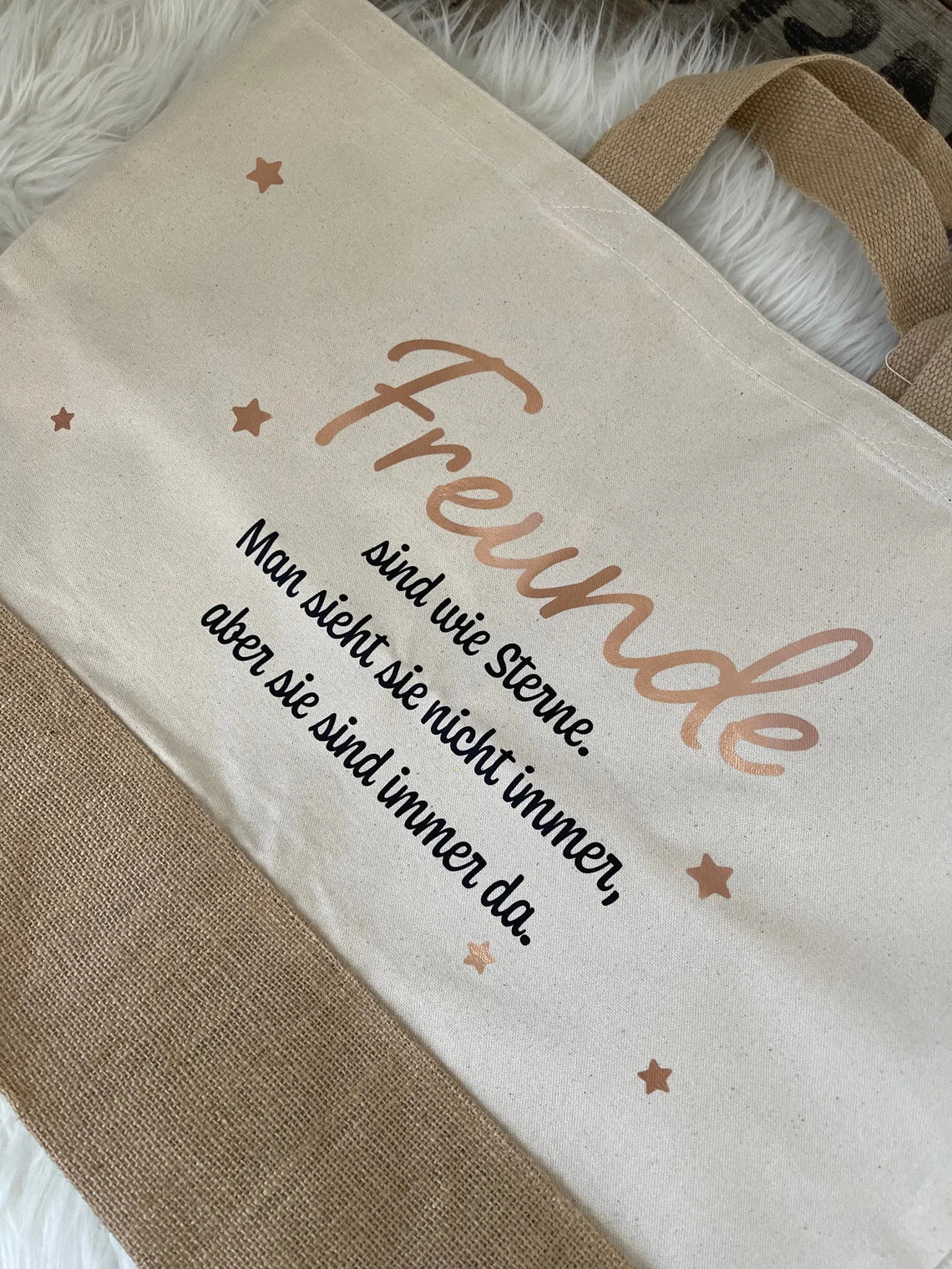 Jute Shopper I Freunde I Tragetasche personalisiert I Einkaufstasche I Best Friends I Geschenk für die beste Freundin I
