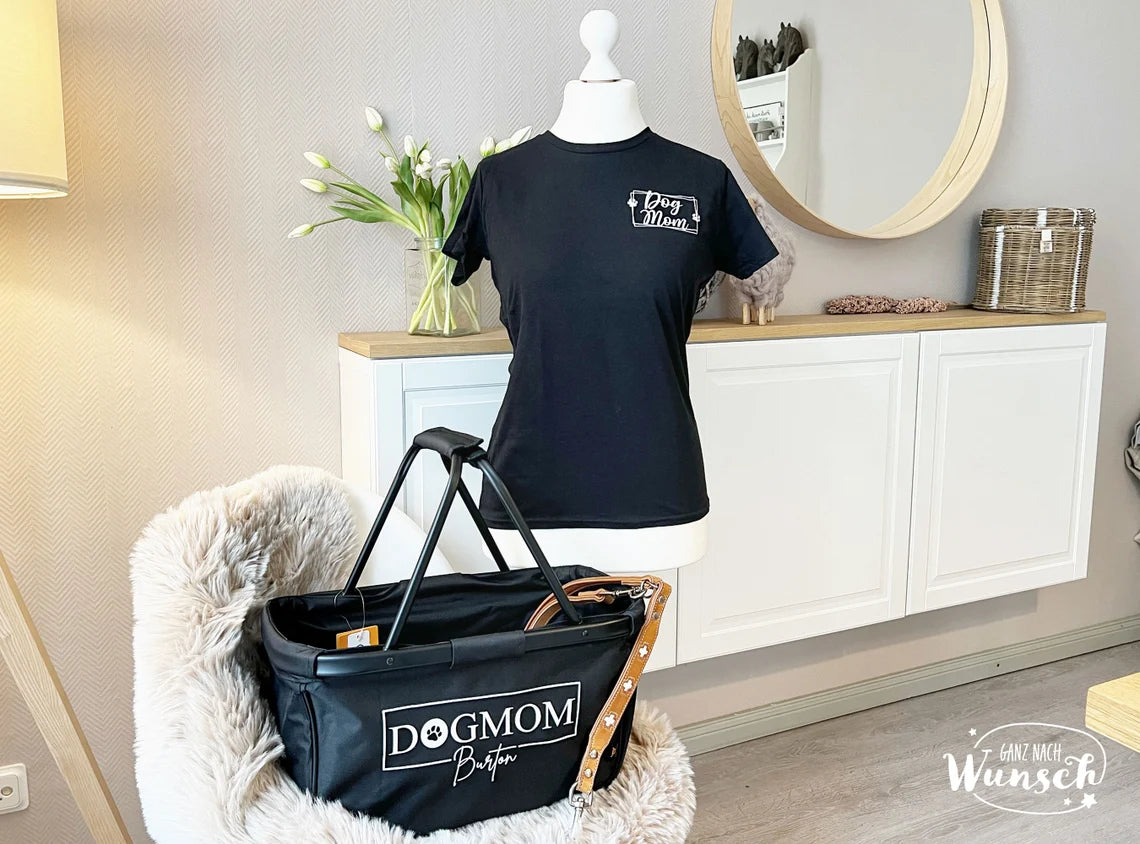Einkaufskorb personalisiert | Geschenk | DOG | Dogmom | Hund | Welpe | Geburtstag | Geschenkidee | Weihnachten | Shopper | Hundeschule