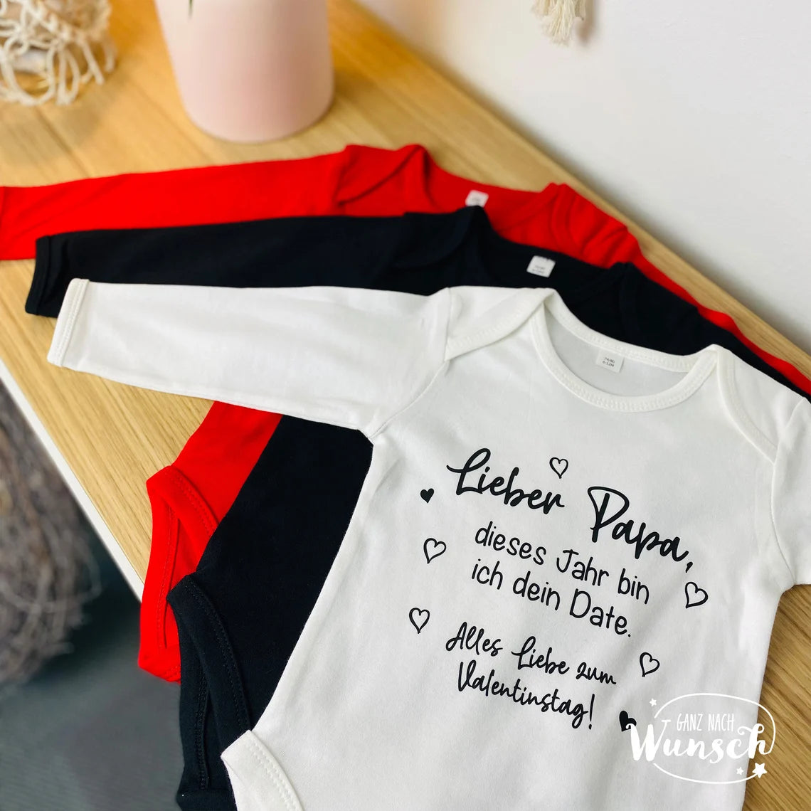 Baby - Alles Liebe zum Valentinstag - Langarmbody