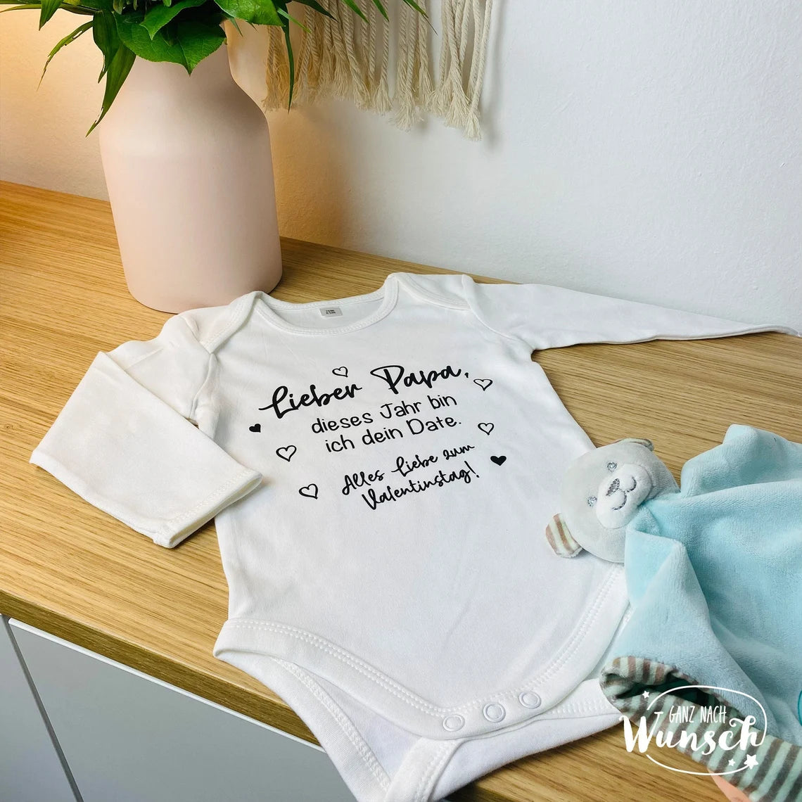 Baby - Alles Liebe zum Valentinstag - Langarmbody