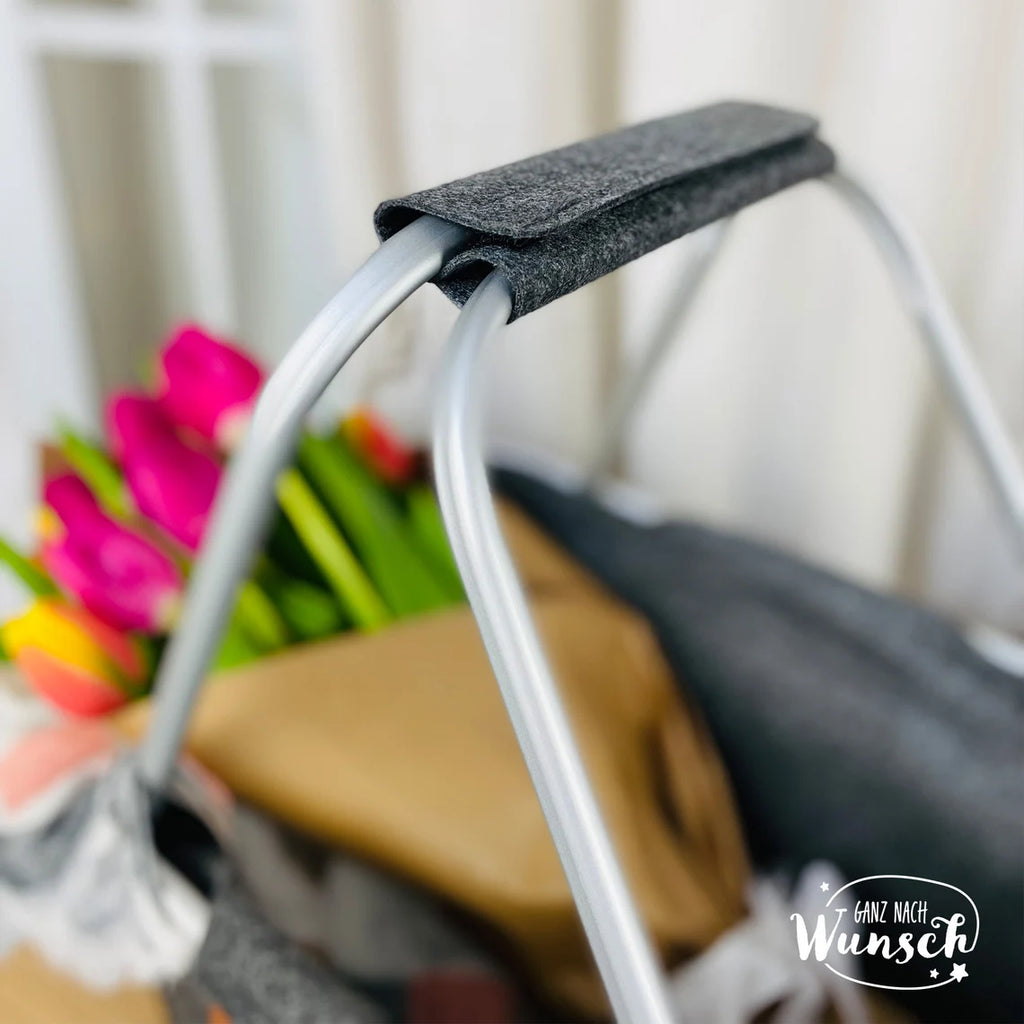 Personalisierter Einkaufskorb als Geschenk für Oma | Geburtstag | Filzkorb personalisiert | Korb Oma | Mama | Einkaufskorb mit Namen