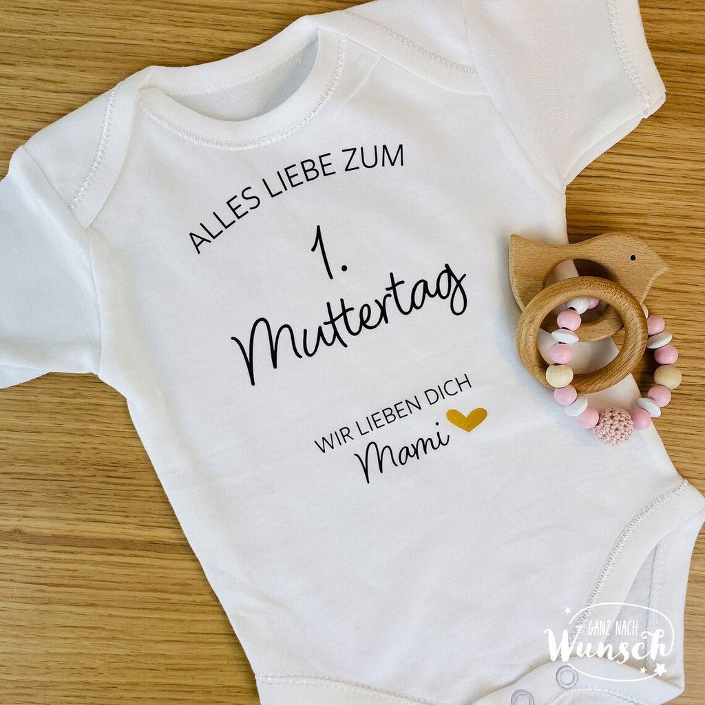 Baby - Alles Liebe zum 1. Muttertag - Kurzarmbody