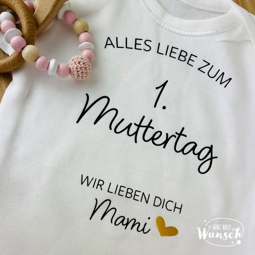 Baby - Alles Liebe zum 1. Muttertag - Kurzarmbody