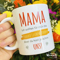 Tasse Mama | Keramik Tasse | Becher | Keramiktasse | Geschenk Mama | personalisiertes Geschenk | Weihnachtsgeschenk für Mutter