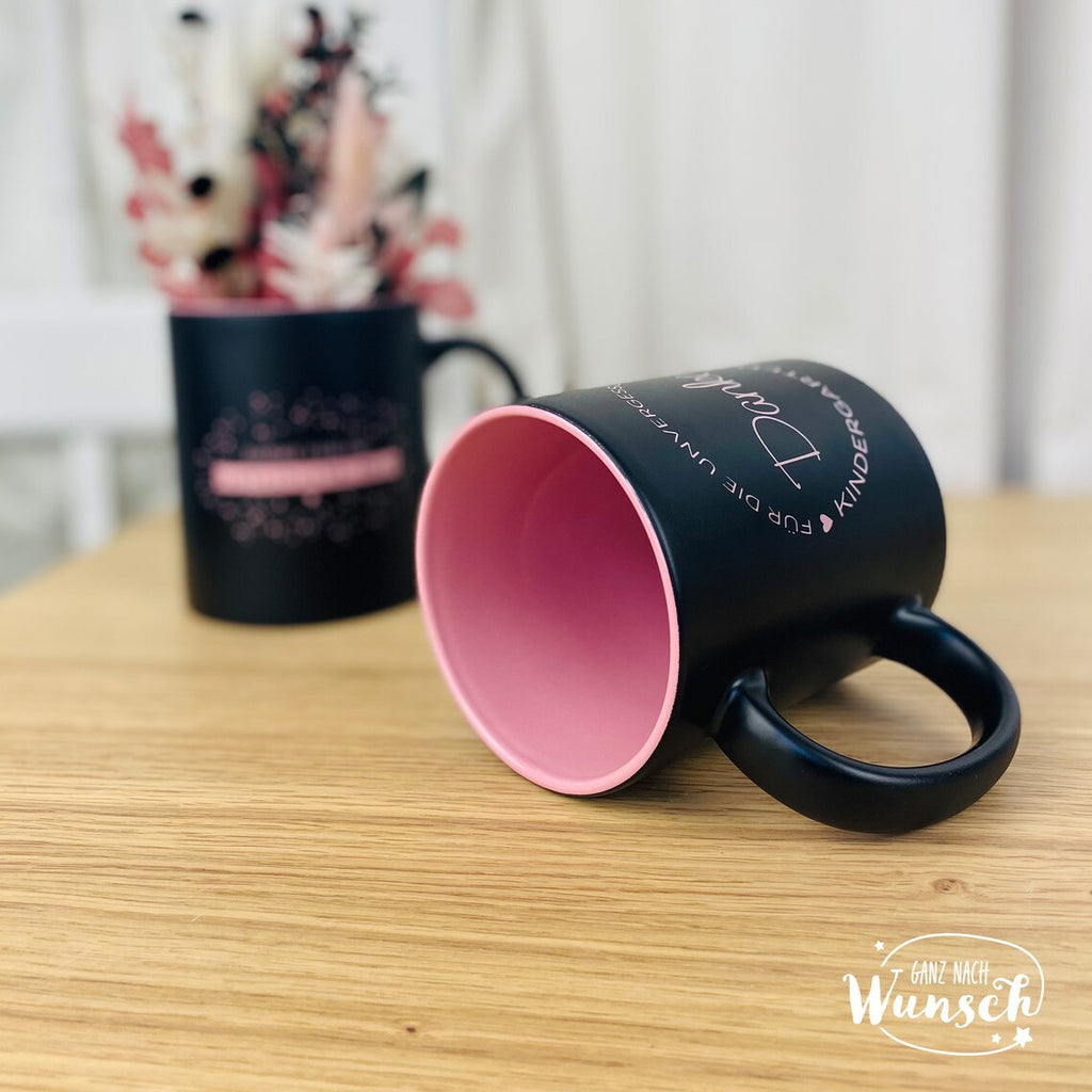Keramikbecher | Keramiktasse | Tasse | Becher | Lasergravur | Erzieher | Abschiedsgeschenk | personalisiertes Geschenk | Kita | Erzieherin