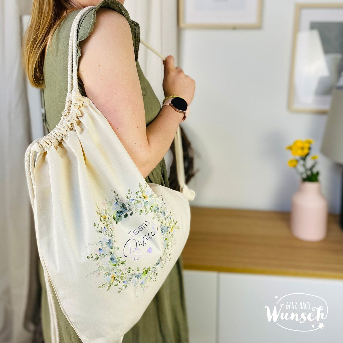 JGA - Team Braut - Turnbeutel