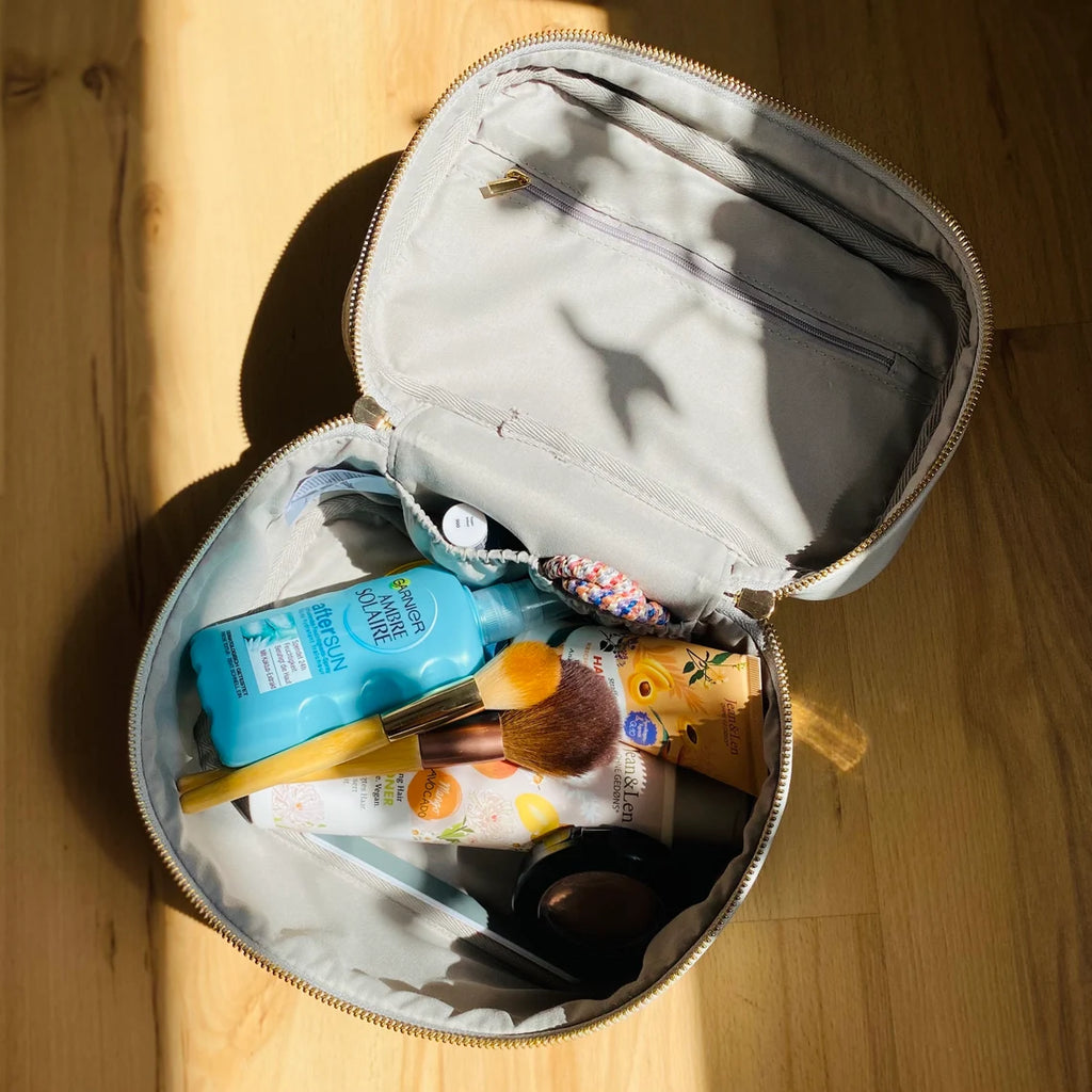 Kosmetiktasche personalisiert | Schminkkoffer | Kulturtasche | Schminktasche | Tasche für die Reise | Kosmetik aufbewahren | mit Namen
