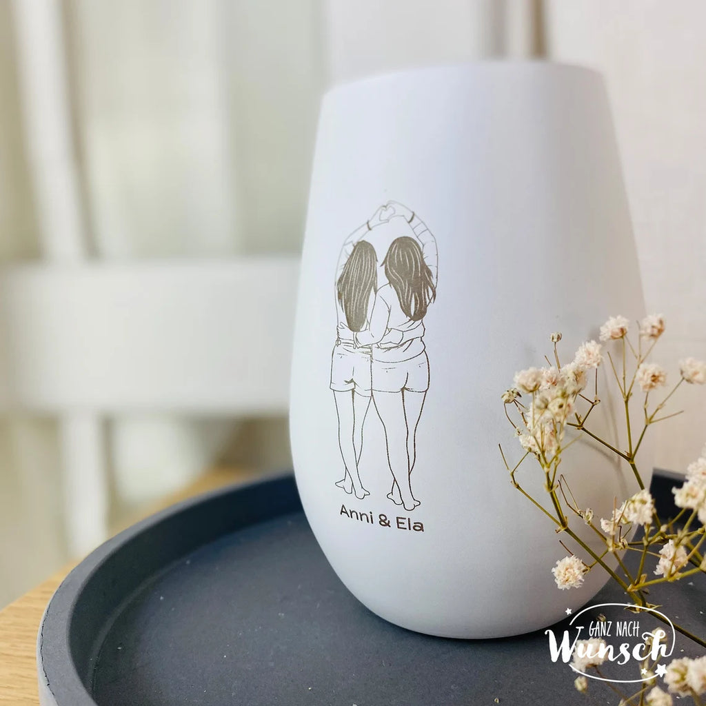 Geschenk für Freundin | Windlicht Freundschaft | Beste Freundin Geburtstagsgeschenk | Wahre Freunde | Personalisiertes Geschenk